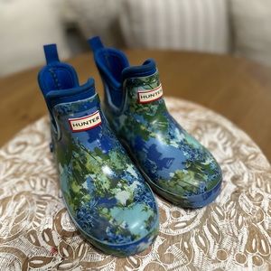 Kids Hunter ankle rain Boots size 12